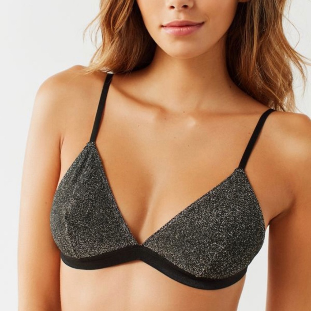 Urban outfitters sparkly bralette